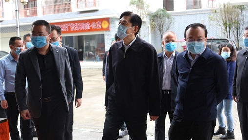 廣西壯族自治區黨委副書(shū)記孫大偉蒞臨百裕集團環(huán)江扶貧車(chē)間指導工作